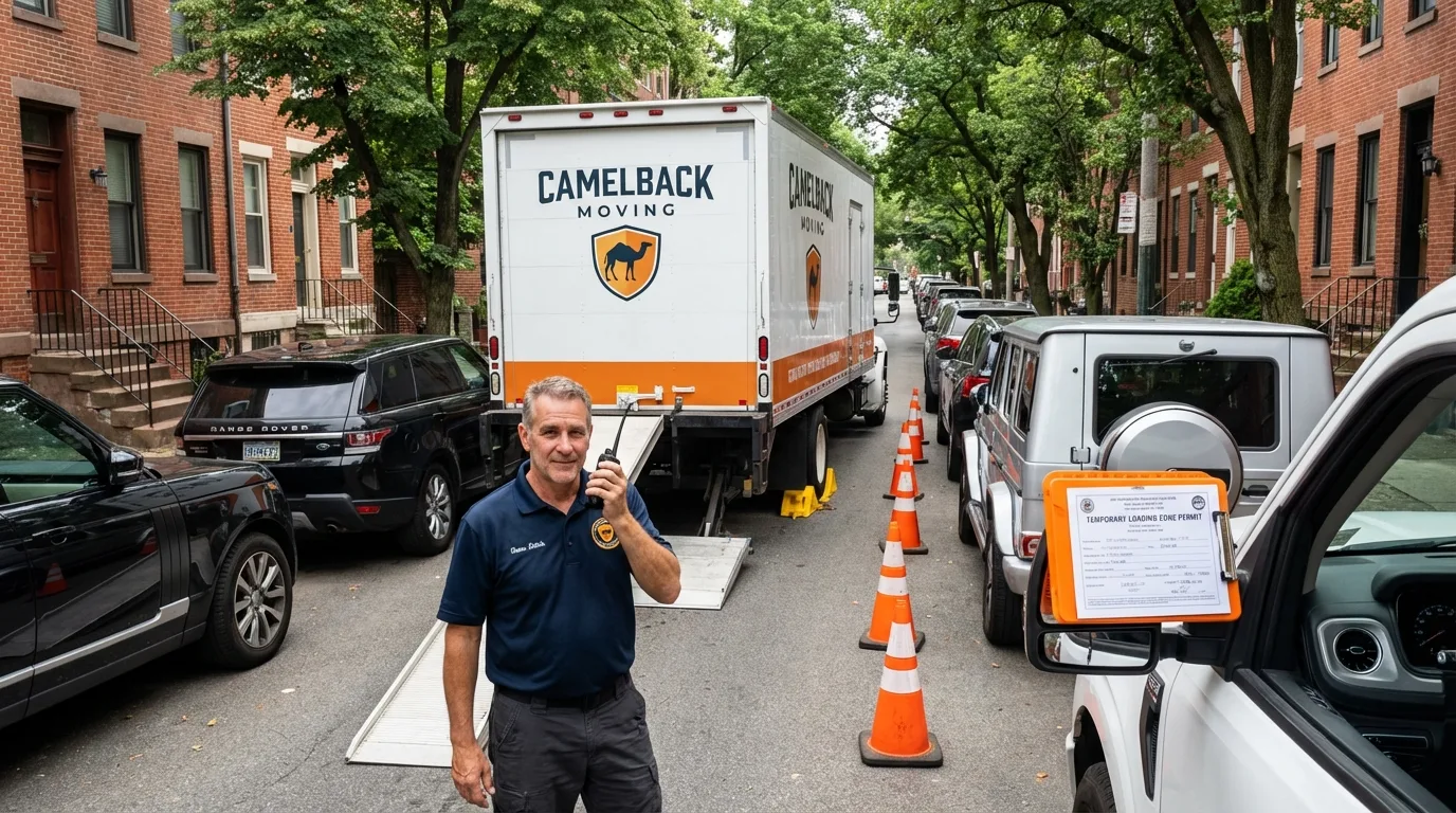 City street loading permit setup in Sayreville, NJ