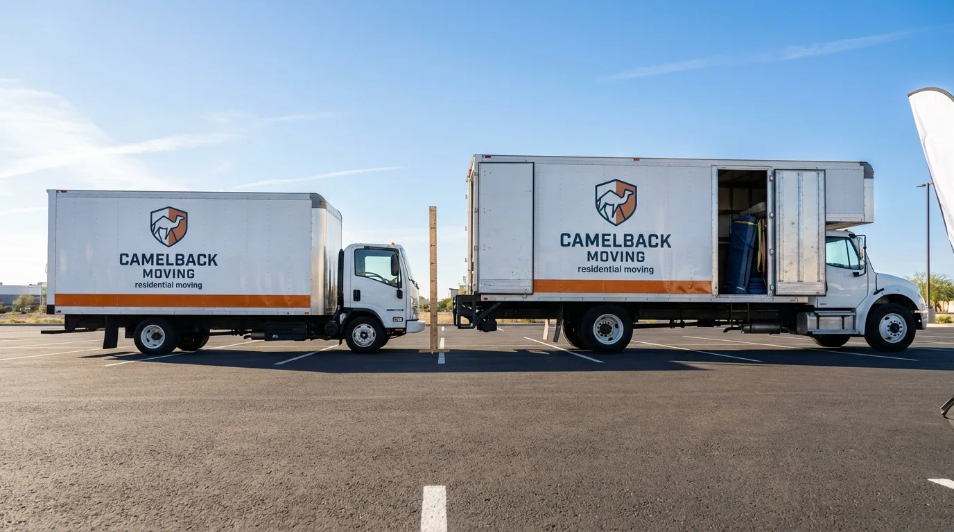 Moving truck size capacity guide in Sayreville